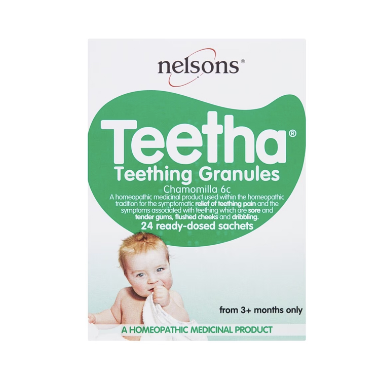 Nelsons Teetha Teething Granules 24 Sachets